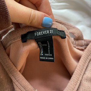 Pink Glitter Crop Top